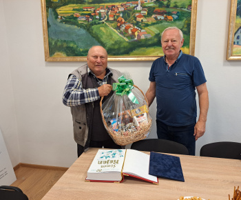 Aktuality / Občan obce p. Šimon Kajan sa v týchto dňoch dožil významného životného jubilea - foto