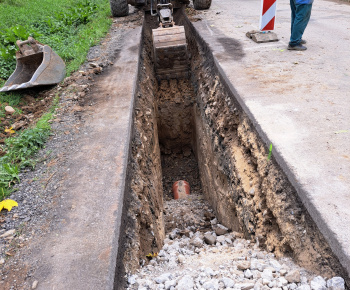 Aktuality / Práce na projekte: Medzibrodie nad Oravou - Lokalita Klin. Rozšírenie splaškovej kanalizácie boli v decembri 2024 ukončenéi - foto